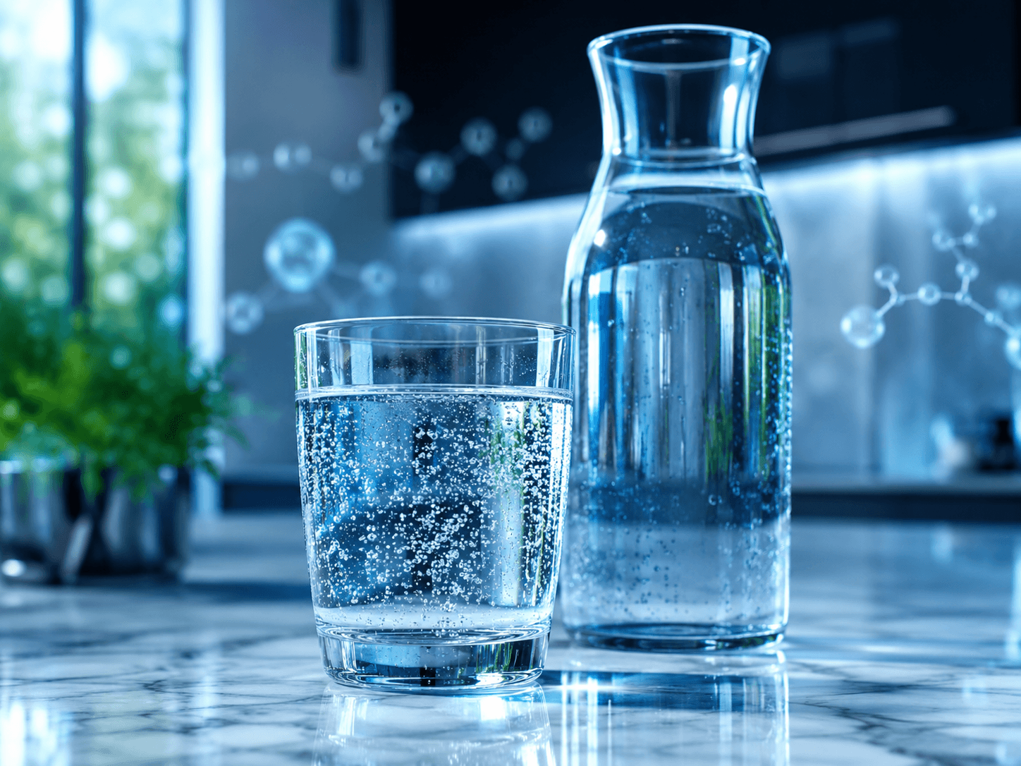 Agua alcalina o agua de hidrógeno